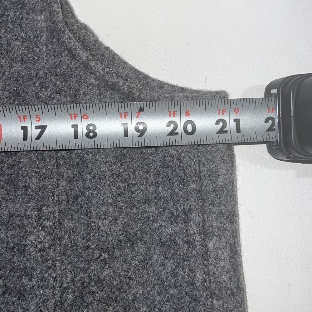 Filson Mackinaw Vest Womens L Gray Virgin Wool Made In USA 20004 - Picture 2 of 9